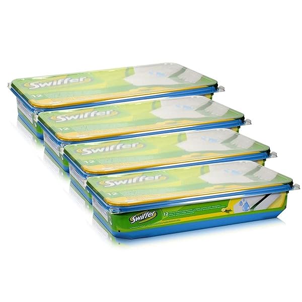 4 x Swiffer Wet Wiping Cloths 12