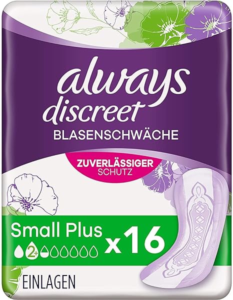 Always Discreet Incontinence Pads for Women, Normal, Pack of 12, Strong Protection You Feel Barely