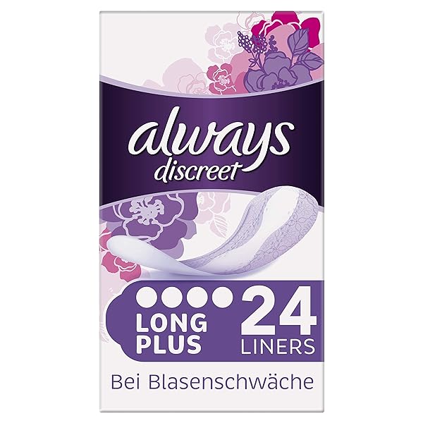 Always Discreet Incontinence Panty Liners for Bladder Weakness