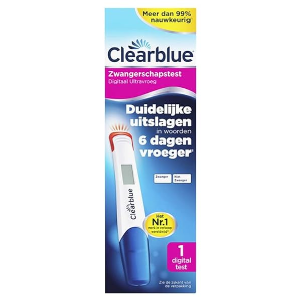 Clearblue - Ultra Early Detection Digital Pregnancy Test - 1 Test