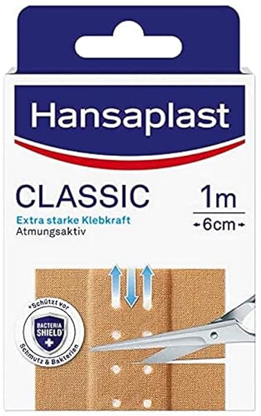 Hansaplast Classic Plaster 1 m x 6 cm Pack of 1