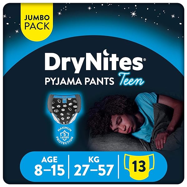 Huggies DryNites for 8 to 15 Years, 1 Pack of 13 pants