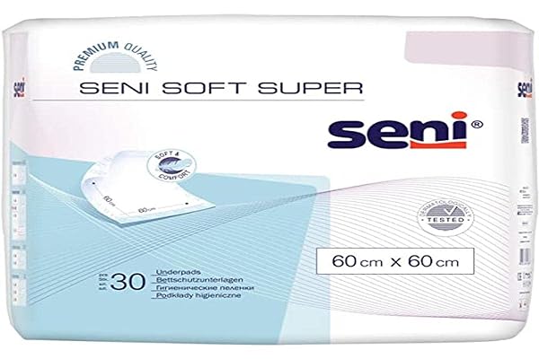 SENI Soft Super 60X60 cm 30PSC Bed underpads