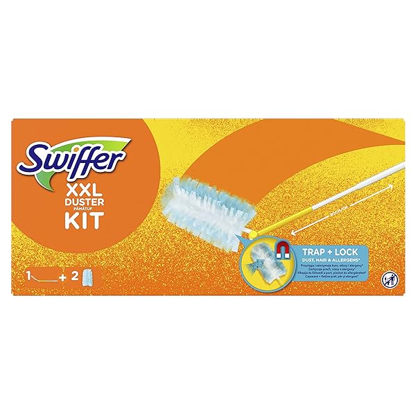 Swiffer - Swiffer 1 handle and 2 dustpans, maxi duster, starter kit, 1 kit