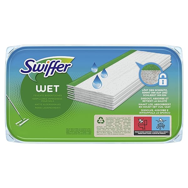 Swiffer – Wet Wipes for Mop (12 Pads)