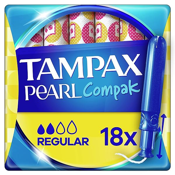 TAMPAX Pearl Compak Tampons Regular with Loading Sleeve