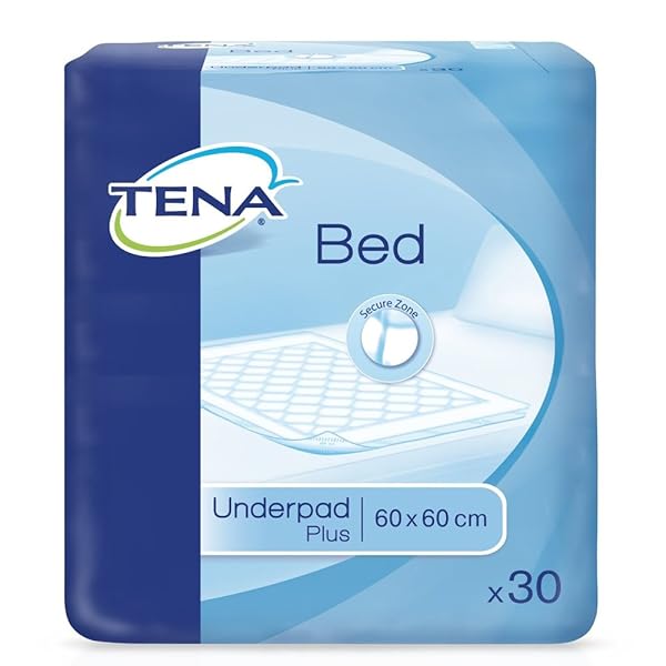 TENA Bed Underpad Plus 60 x 60cm - 4 Packs of 30