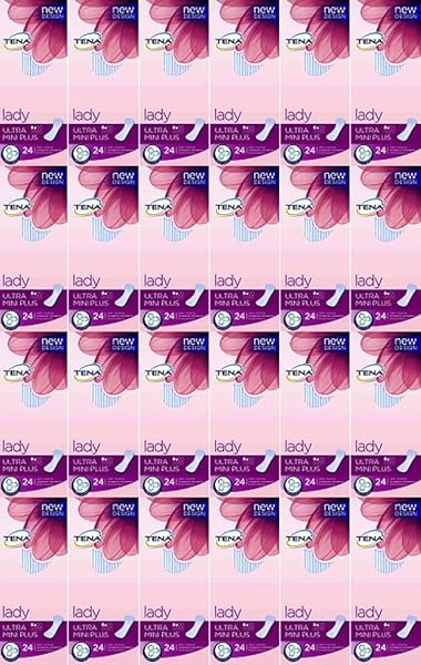 Tena Lady Ultra Mini Plus 24 Pads x 24 Packs