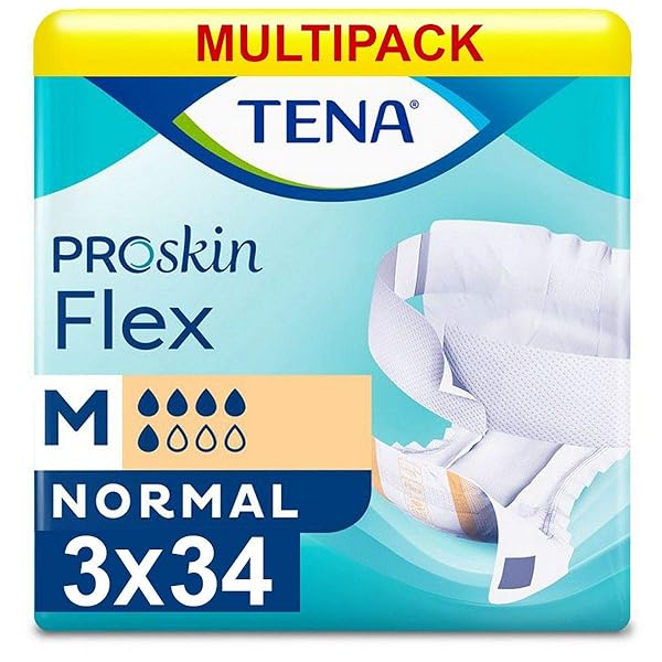 Tena ProSkin Flex - Normal - Medium (3 Packs of 34)