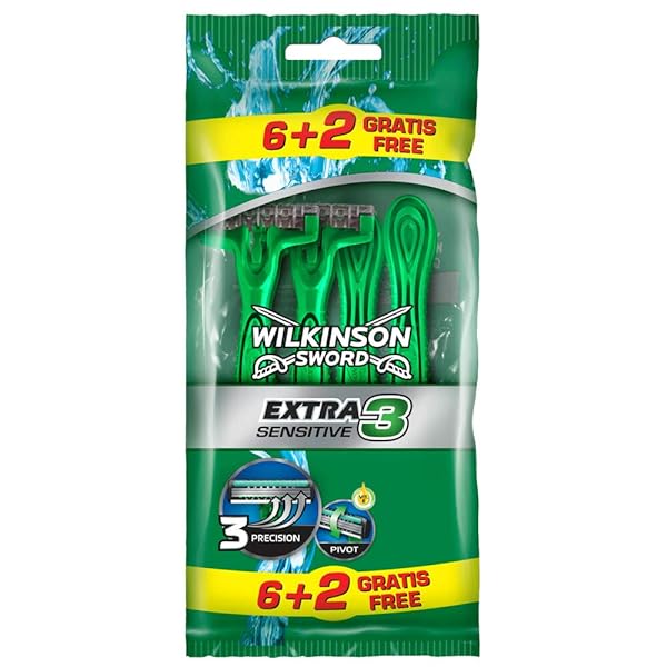 Wilkinson Extra 3 Sensitive Razor 6+2 Sword