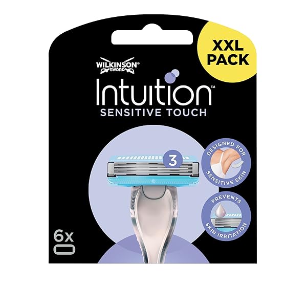 Wilkinson Sword Intuition Sensitive Touch Women's Razor Blades x 6